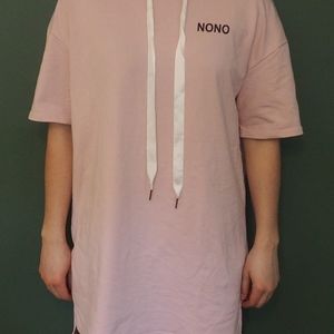 Pink Nono hooded dress